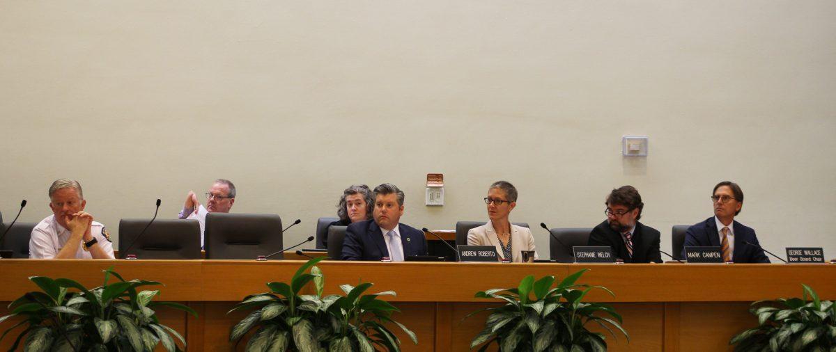Members of the council vote and discuss the resolutions on the agenda for the meeting on Tuesday, September 24, 2019.
