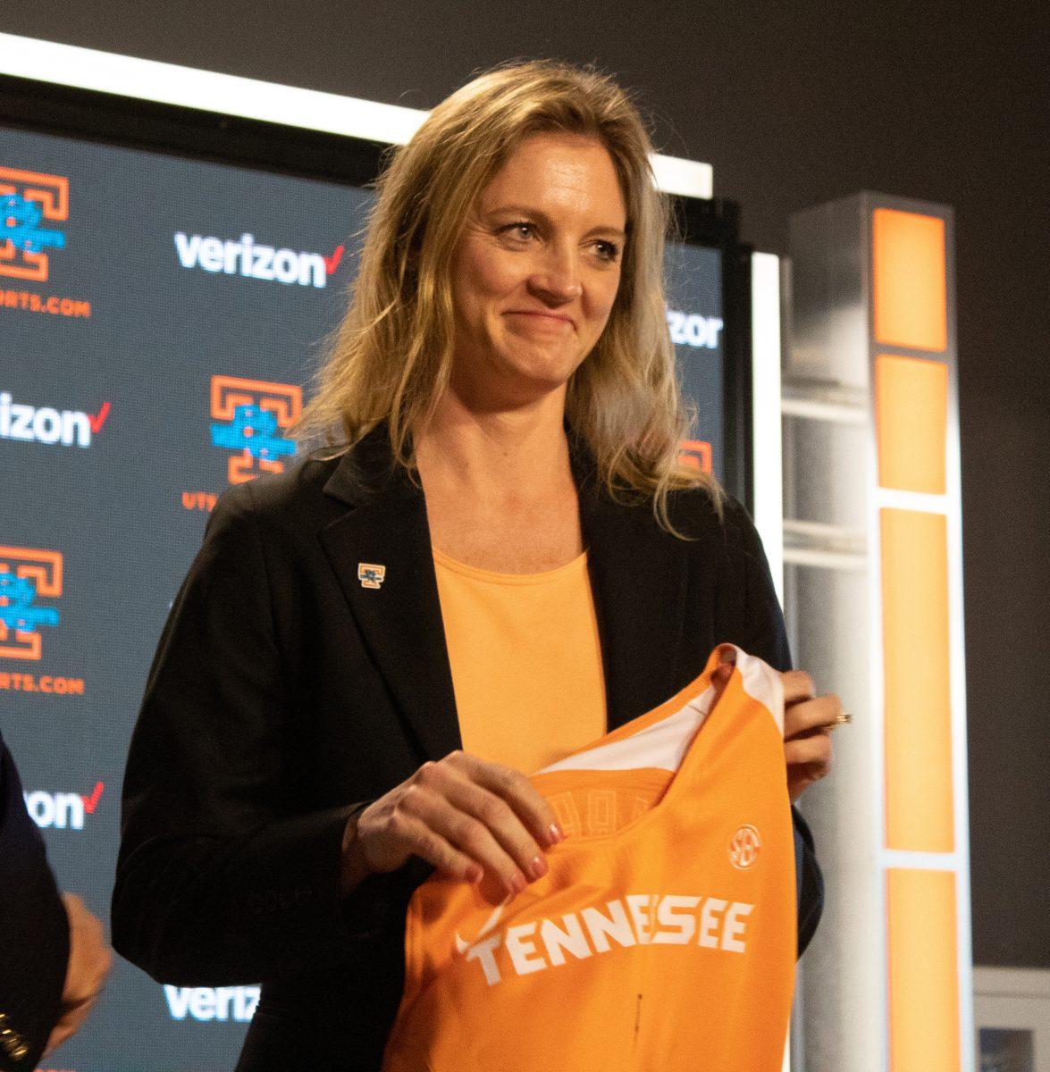 Lady Vols alumnus Kellie Harper was named head coach in a news conference Wednesday April 10, 2019.