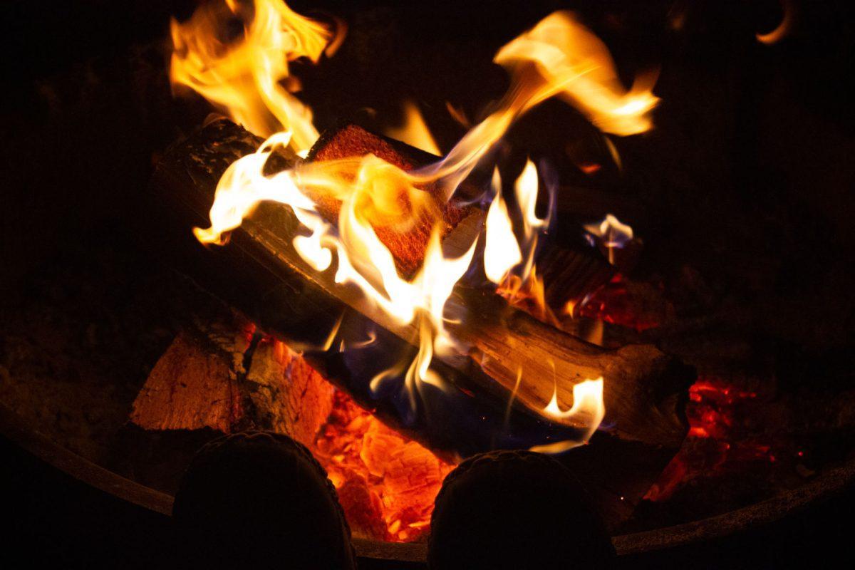 An evening by a campfire is just as rewarding as an evening of ghost hunting - and warmer, too!