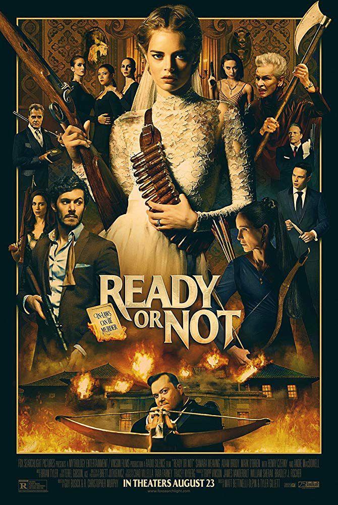 “Ready or Not” tells the story of newlyweds Grace and Alex Le Domas. On their wedding night, Grace must meet with Alex's family to play a game. When she randomly chooses hide and seek, Grace learns that her husband's family is more sinister than they appear.   