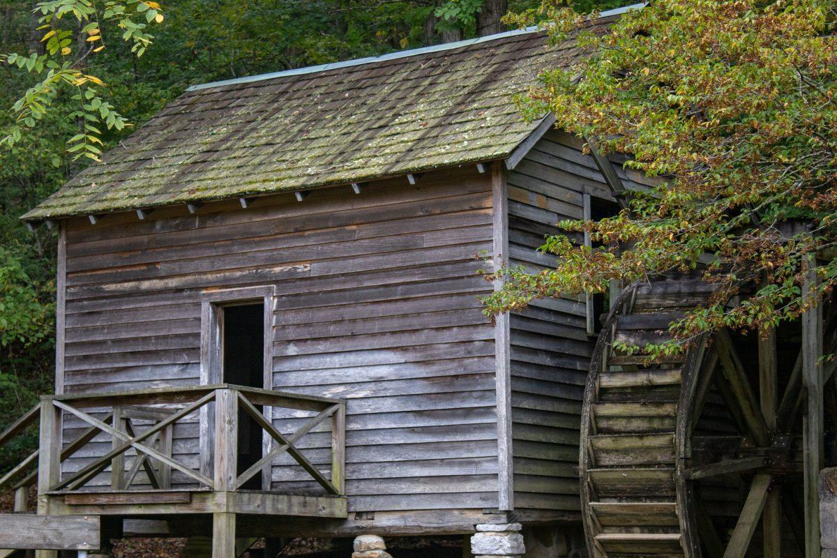 The Norton Grist Mill in Big Ridge State Park, Tennessee. Some say the mill is haunted by the spirit of a witch.