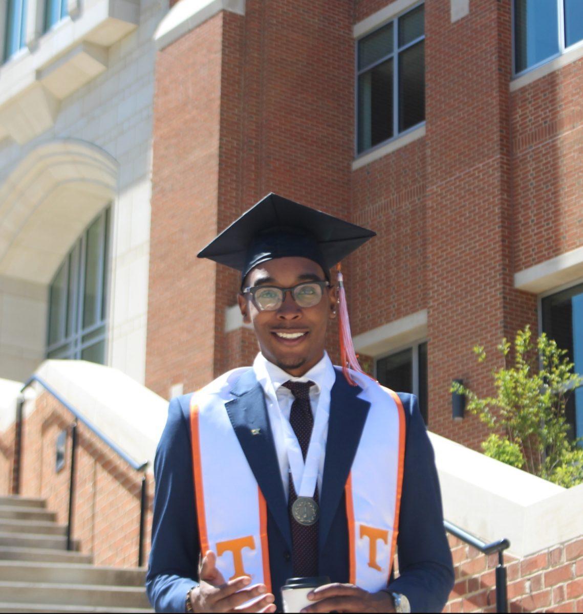 Senior student Therrin Wilson