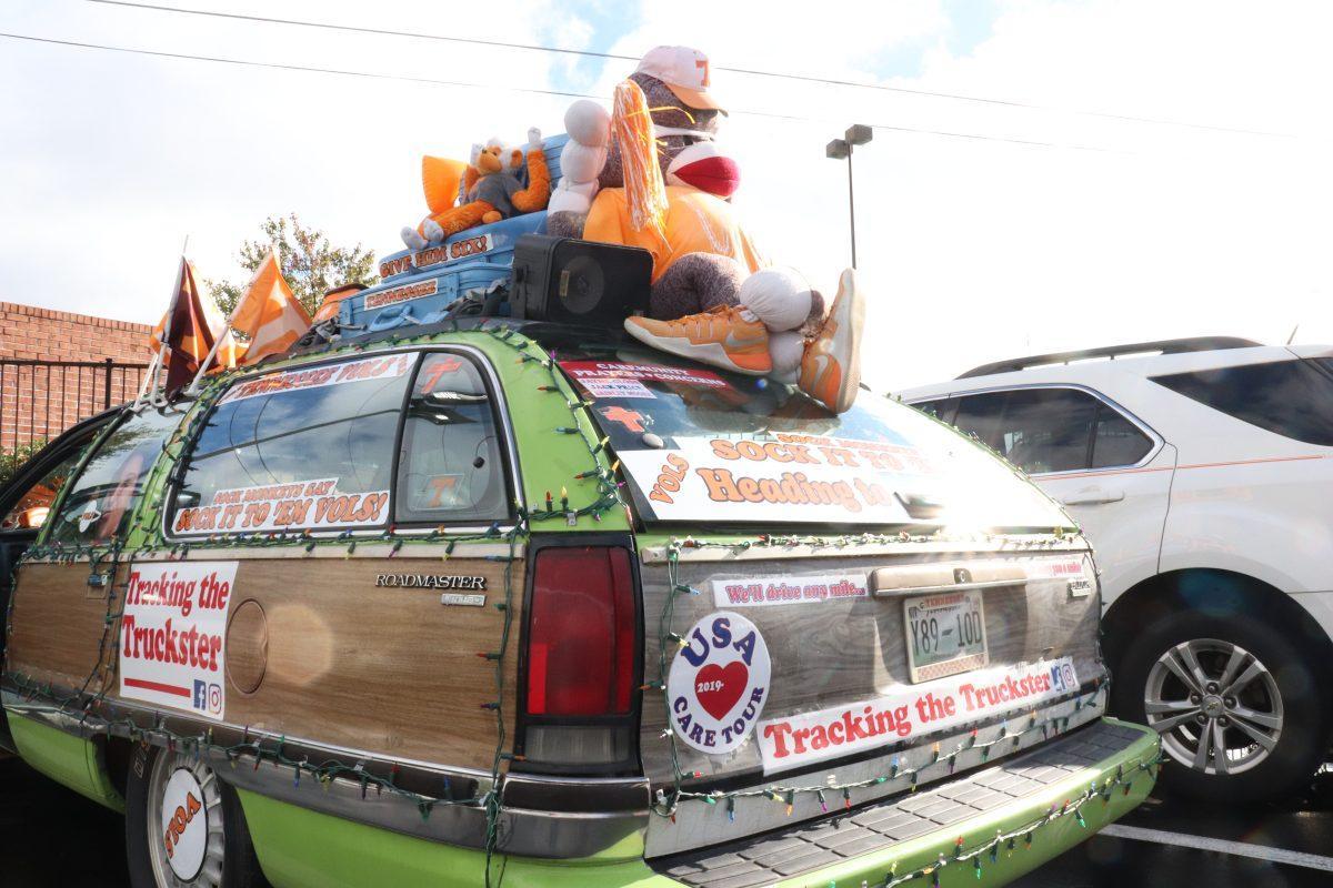 Modeled after the famous Griswold family car, Moore's Truckster embodies the family spirit of the Volunteers.