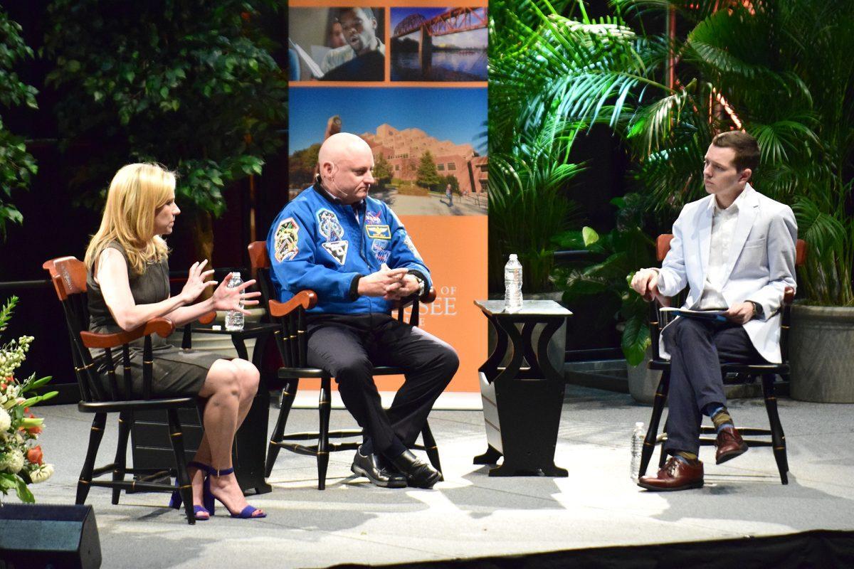 Margaret Lazarus Dean and Scott Kelly are interviewed by Brandon Hollingsworth.