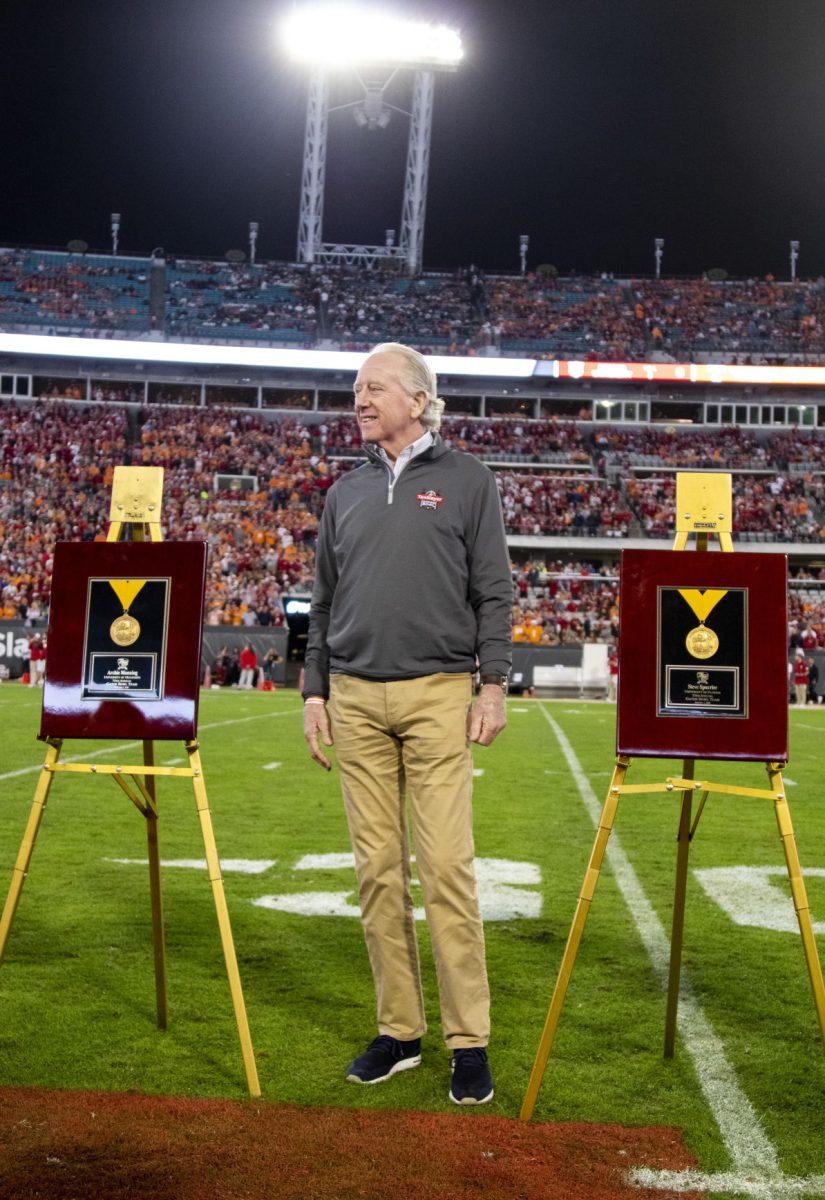 Archie Manning honored by the Gator Bowl on Thursday, January 2, 2020.