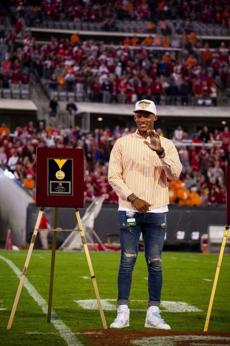 Josh Dobbs honored by the Gator Bowl on Thursday, January 2, 2020.