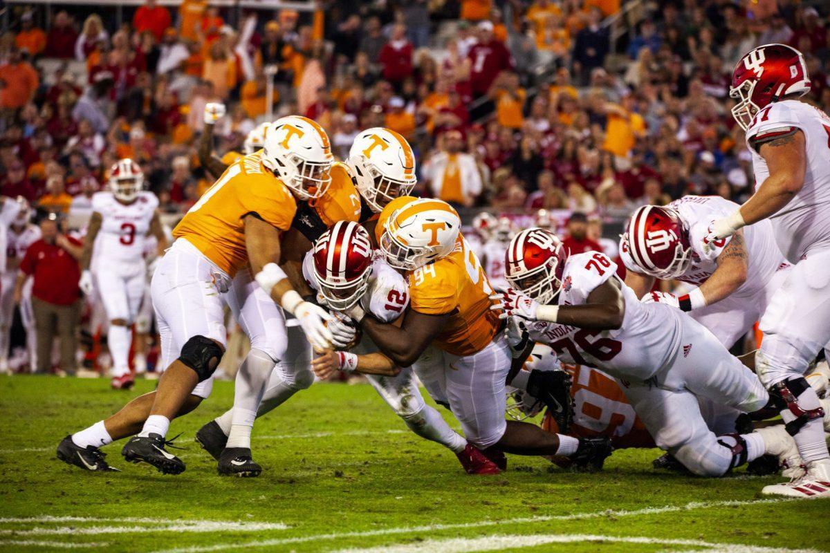 Tennessee volunteers facing Indiana in the 2020 Tax Slayer Bowl.