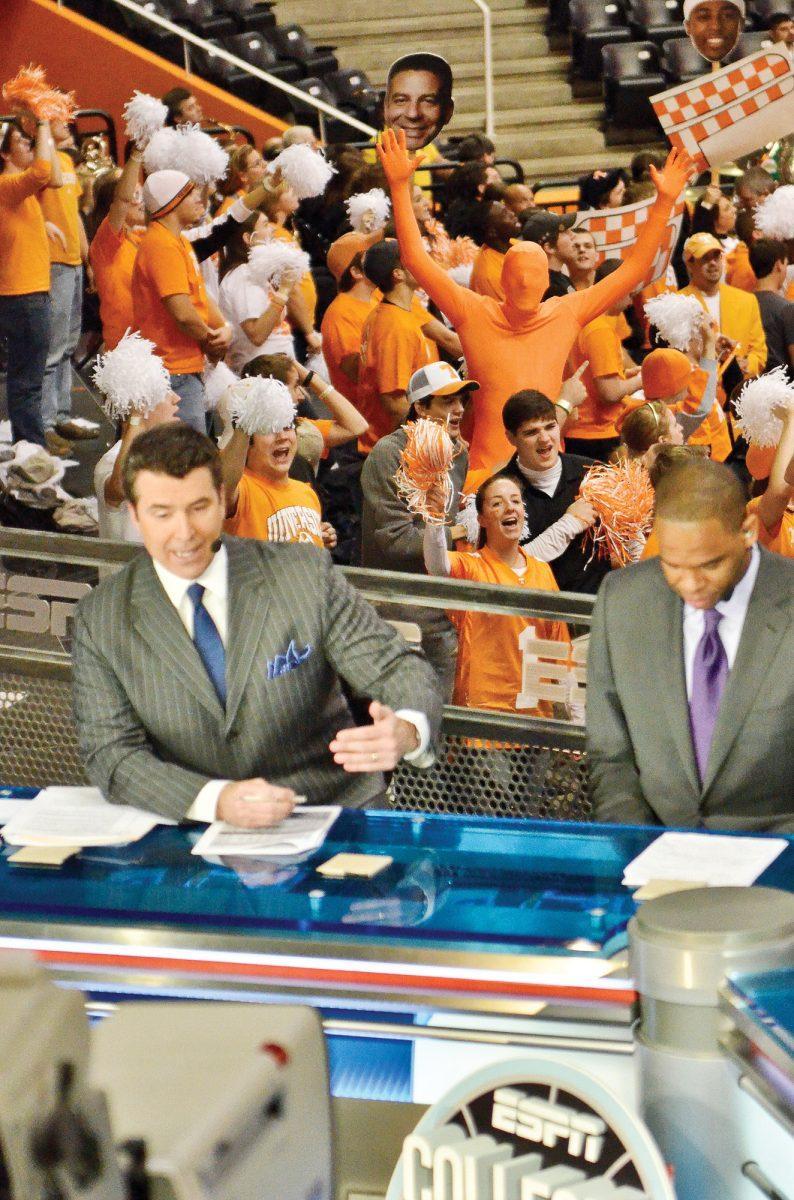 ESPN’s “College GameDay” was last in Knoxville for a basketball double-header against Vanderbilt on Jan. 15, 2011. “GameDay” will make their first football apperance at UT since 2004.