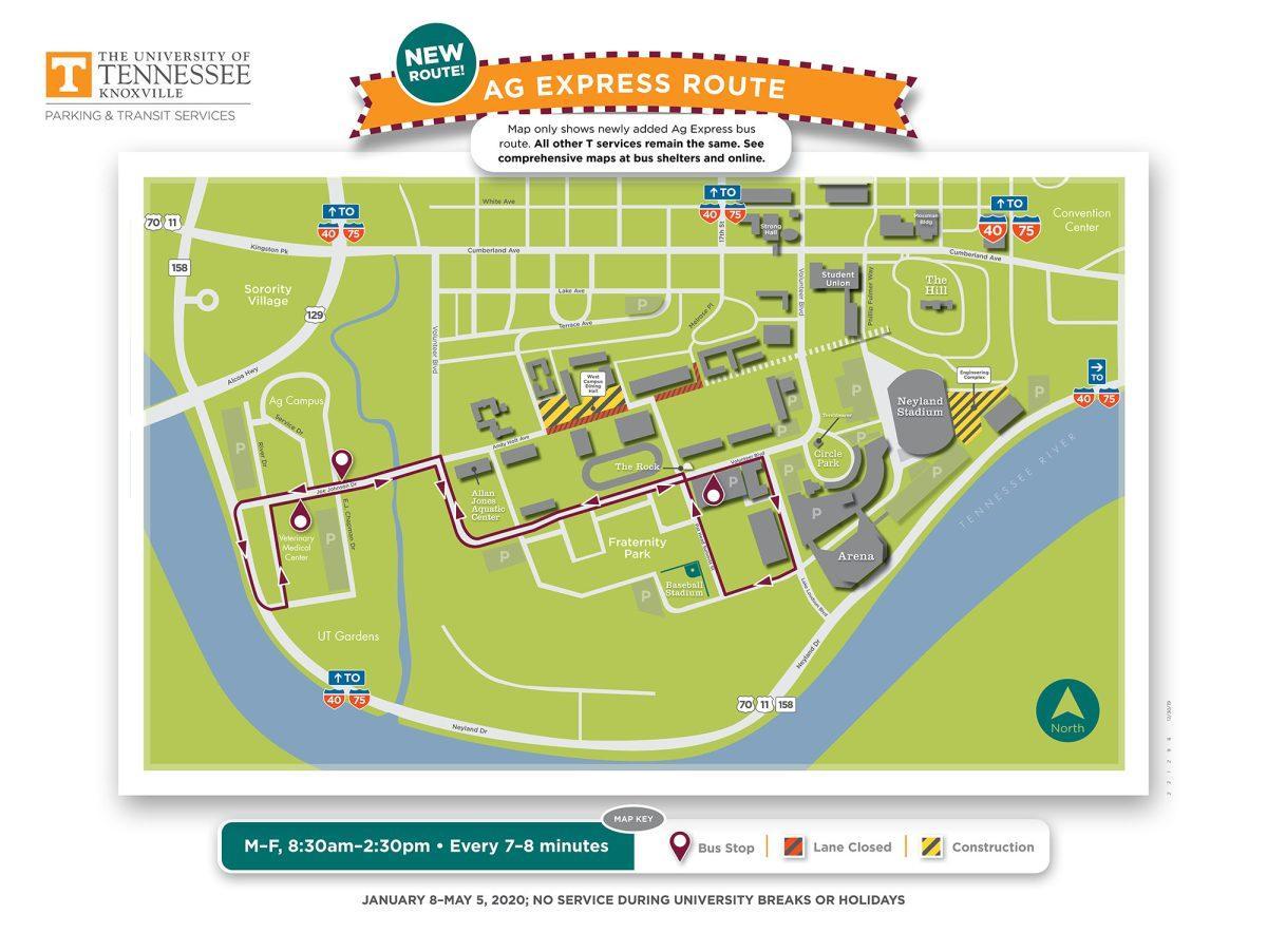 Updated Ag Express route