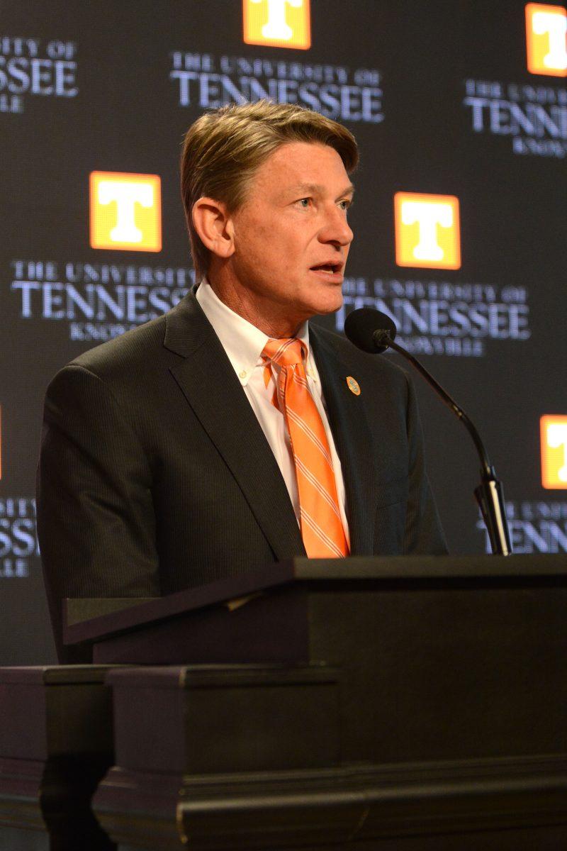 University of Tennessee Systems President Randy Boyd gave his fifth State of the University Address on Thursday, Feb. 23 to discuss the vision and mission for the future on Rocky Top.