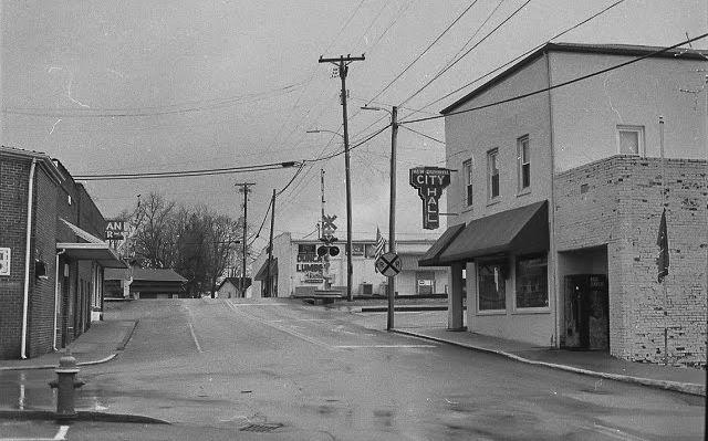 The old downtown section of New Tazewell.