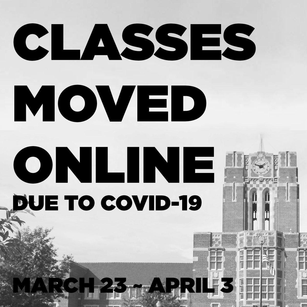 Classes Moved Online