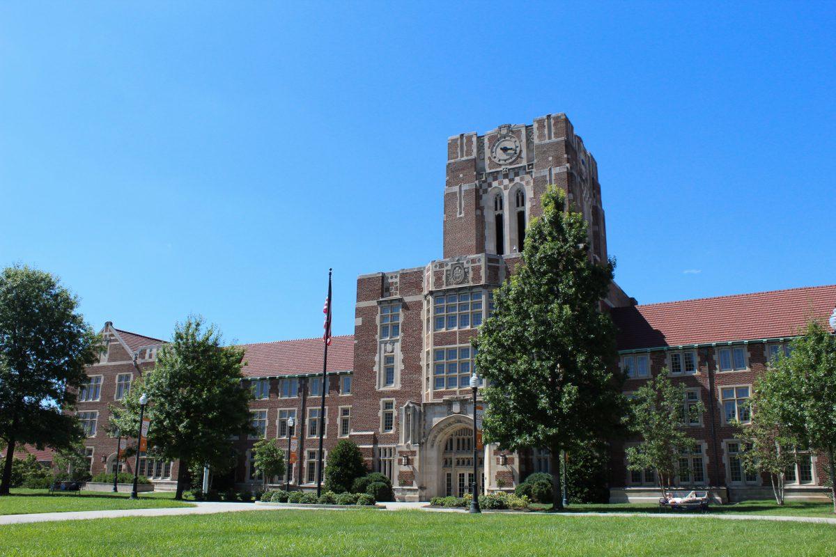 Ayres Hall has been the venue of many classes since it was built in 1921. 