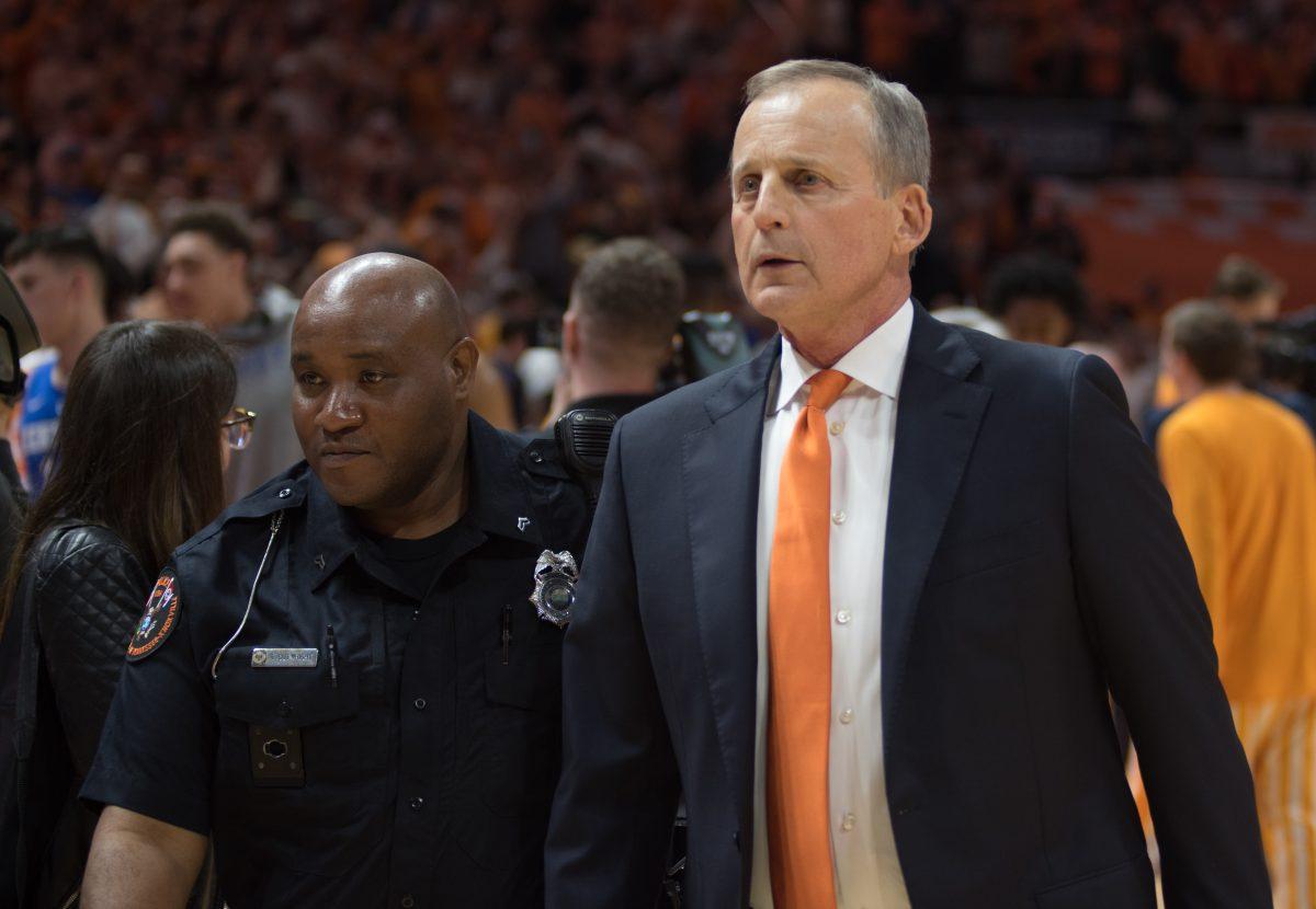 Coach Rick Barnes after the game against Kentucky University on Saturday March 2, 2019