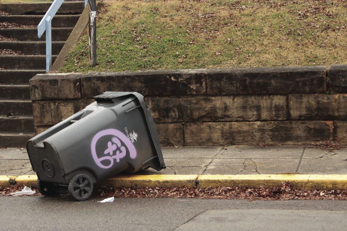 Trash in Fort Sanders.