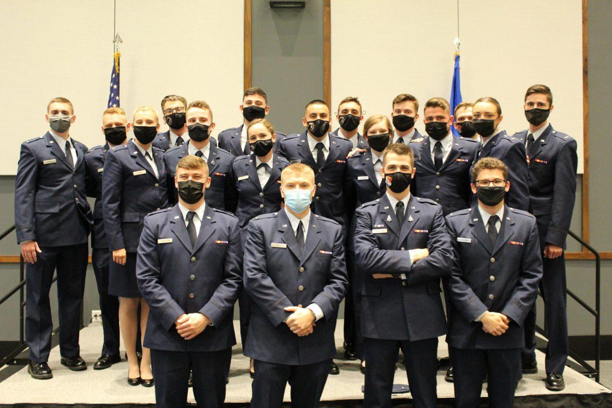 Spring 2021 commissionees from UTK Air Force ROTC program