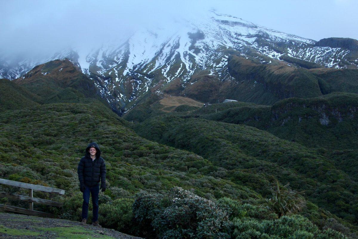 UT alum Ben Murphy works on 'Avatar 2' in New Zealand, allowing him to explore features of the landscape like Mount Taranaki.