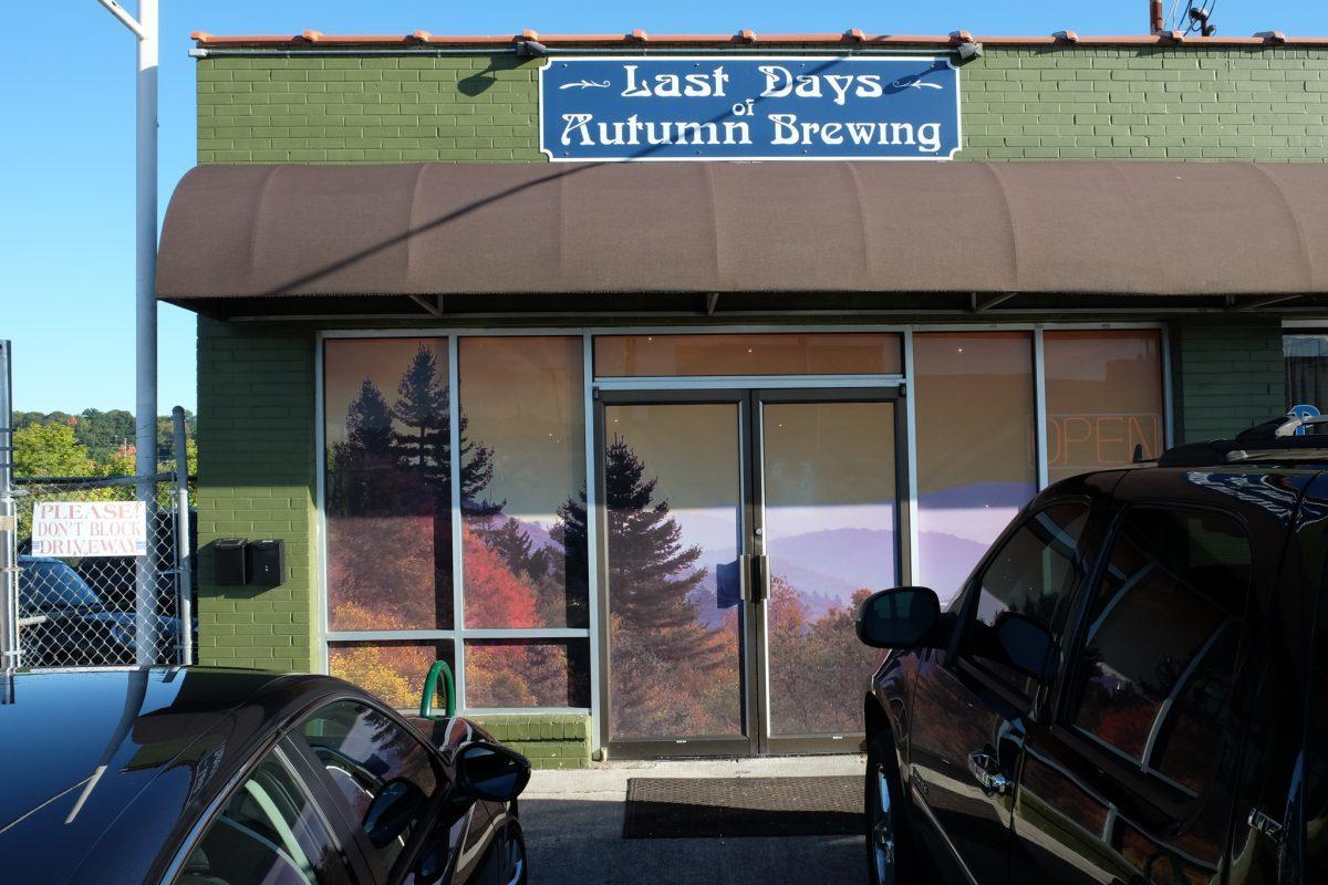 Last Days of Autumn Brewing's storefront photographed on Sept. 24, 2021 located at 808 E Magnolia Ave, Knoxville.  