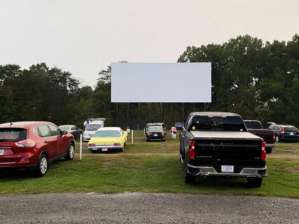 Parkway drive-in theatre in Maryville, Tennessee on Thursday Oct. 21, 2021 during the Knox Horror Film Festival, which screened The Fog, The Howling, and Trick or Treat.