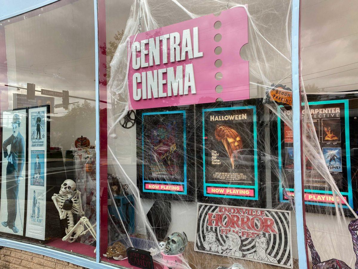 Central Cinema celebrates the Halloween season and hosts part of the 2021 Knoxville Horror Film Fest, pictured Friday Oct. 22, 2021.