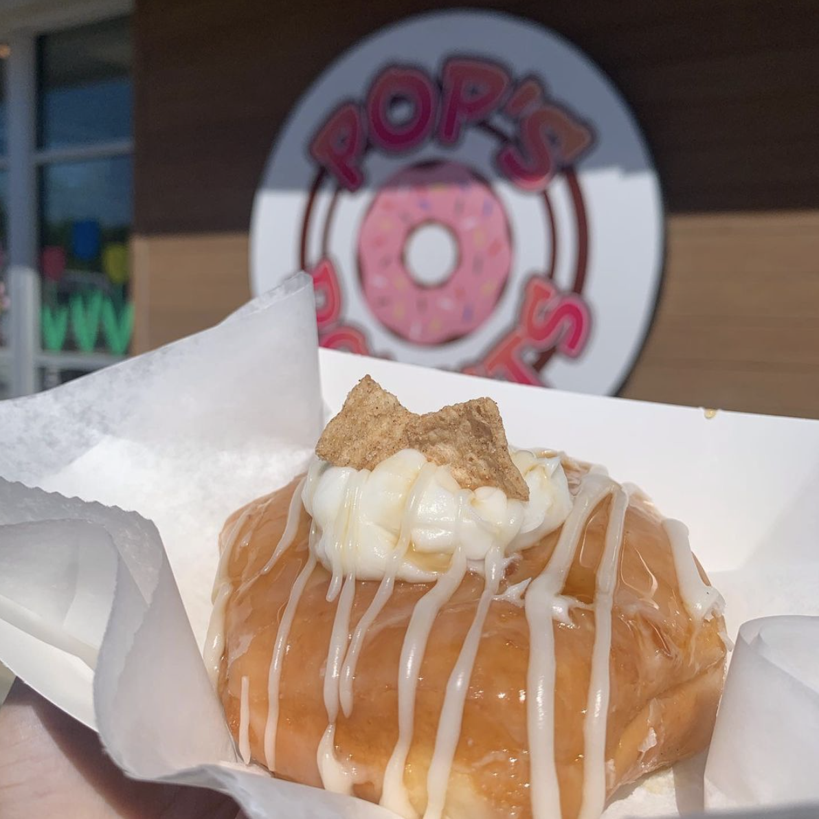 Pop's Donuts debuts its French Toast Crunch flavor on May 14, 2021.