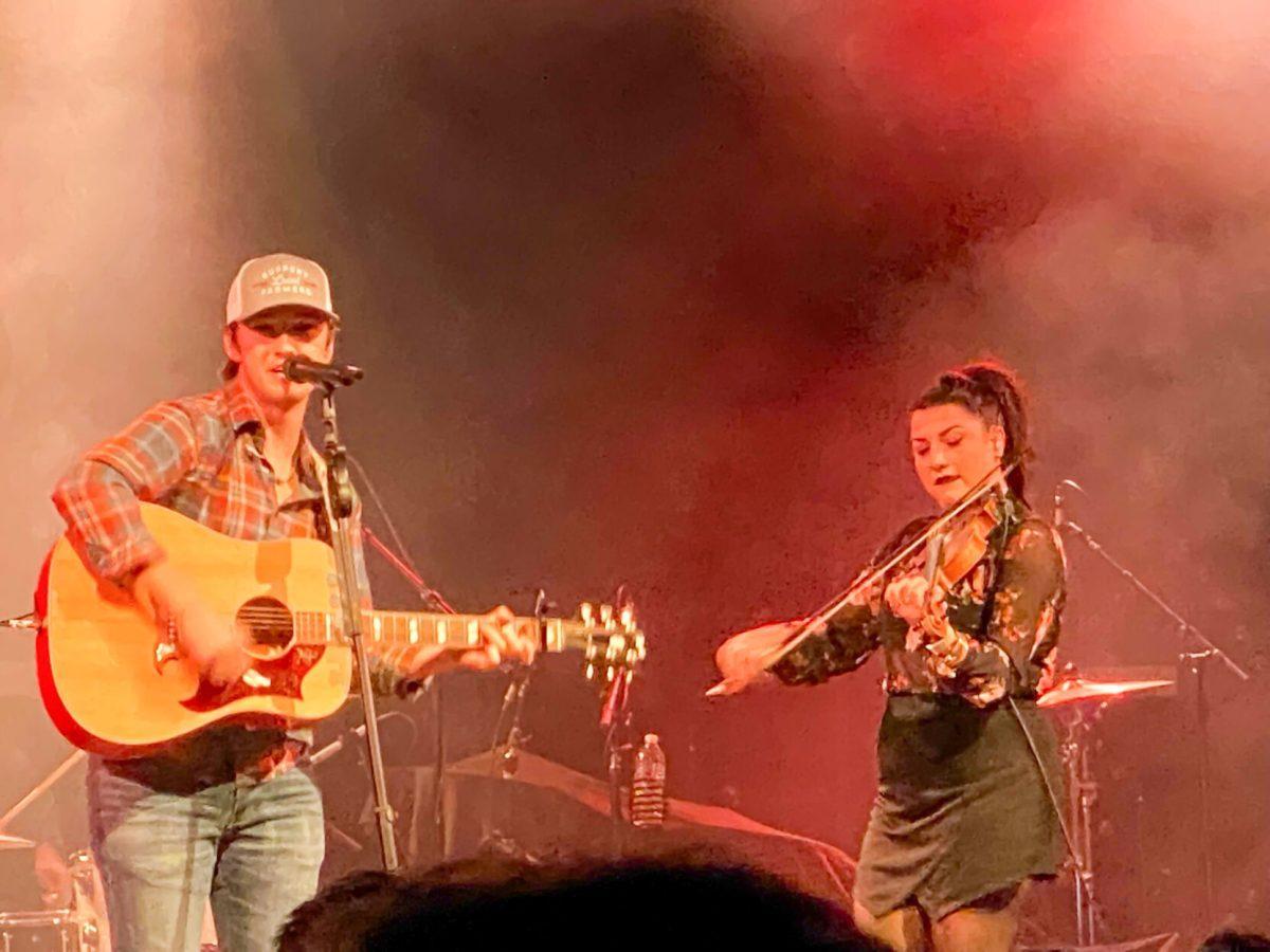 Jordan Rowe and his band open for Jameson Rodgers at The Mill and Mine on Friday Nov. 19, 2021.