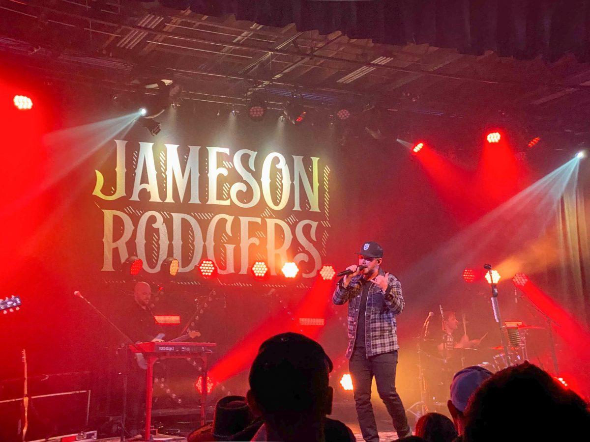 Jameson Rodgers, nominated for Best New Country Artist by iHeartRadio, performs in Knoxville at The Mill and Mine on Friday Nov. 19, 2021.