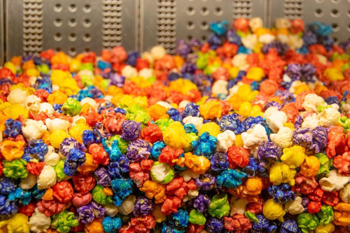 Different popcorns offered at Proper Popcorn's Market Square location on Wednesday, Oct 27, 2021.