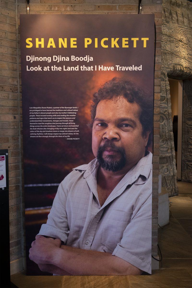 The McClung Museum of Natural History and Cultures exhibits the artwork of Shane Pickett on Tuesday Jan. 25, 2022.