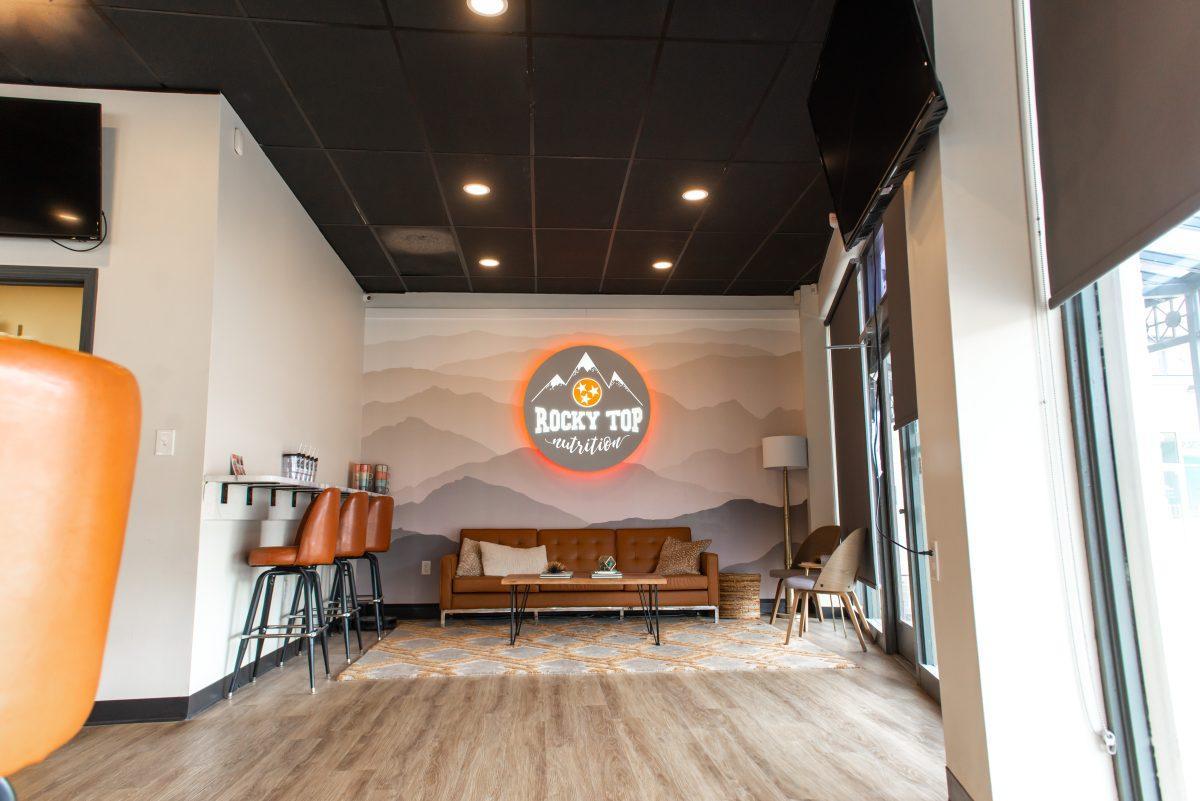 Rocky Top Nutrition offers plenty of seating and space to study, lounge or chat in Knoxville, TN. Wednesday Mar. 16, 2022.