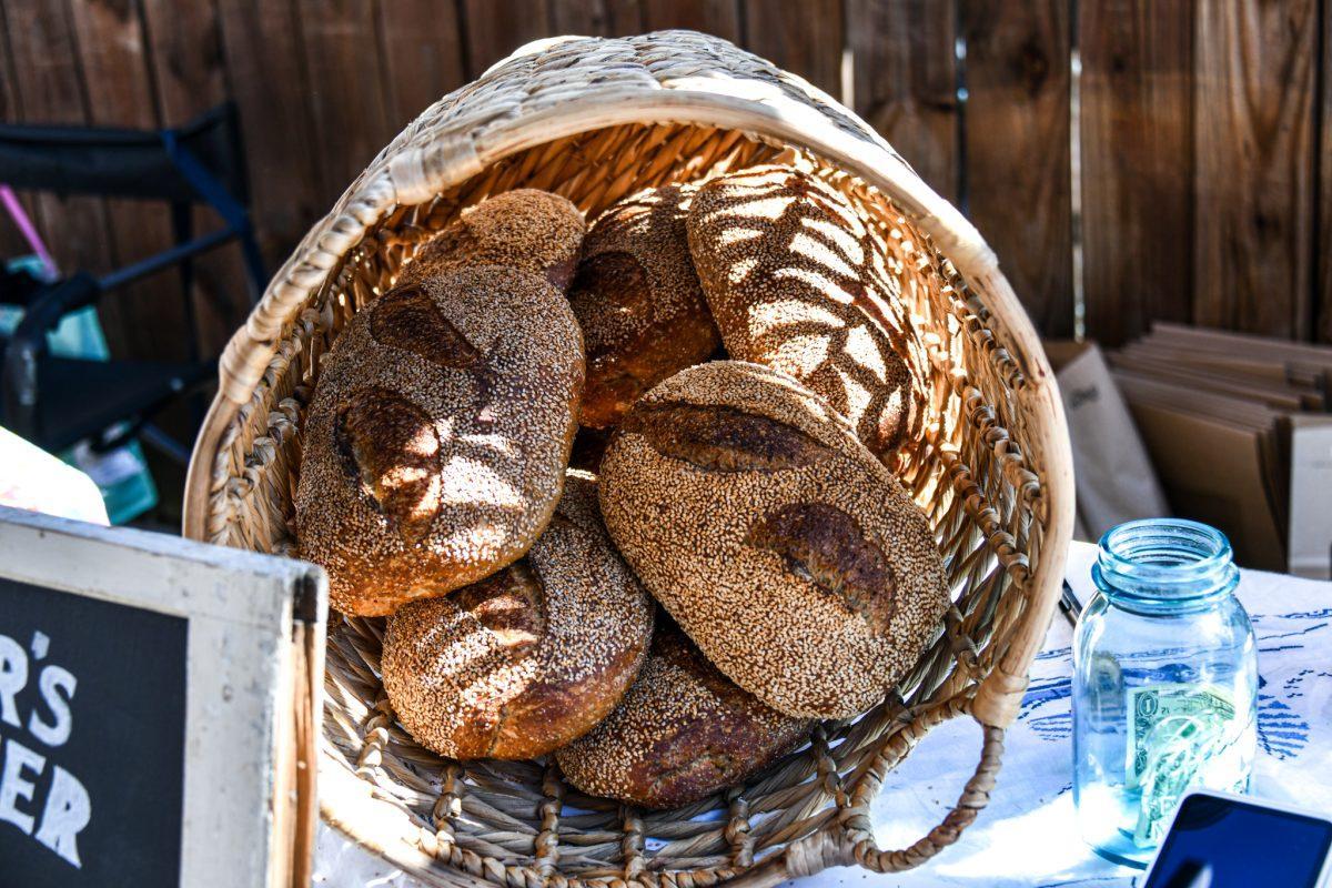 Loaves of sourdough baked by Mother's Daughter Bread. Although she bakes a variety of breads, owner Meade Armstrong's main focus is sourdough. Sunday, Mar. 27, 2022.