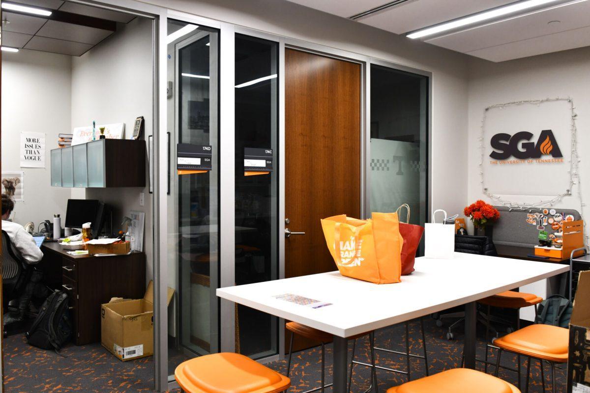 Inside of the SGA office inside the Student Union, open for walk-in's or hang-outs for students and faculty. Monday Mar. 28, 2022.