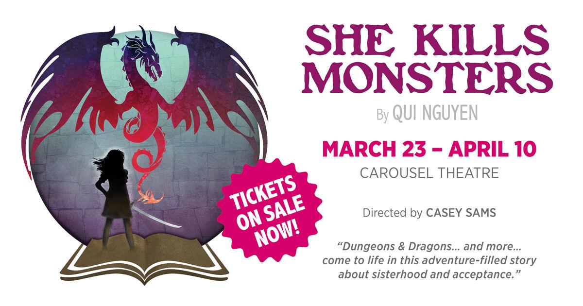 “She Kills Monsters,” a play by Qui Nyugen which takes place in the 1990s and is based on Dungeons and Dragons, will premiere on March 23 at Clarence Brown Theatre.