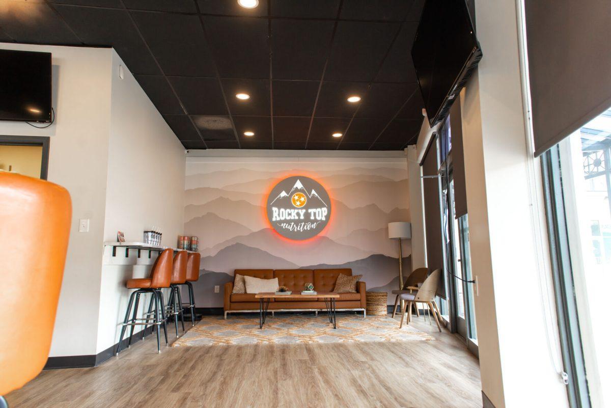 Rocky Top Nutrition offers plenty of seating and space to study, lounge or chat in Knoxville, TN. Wednesday Mar. 16, 2022.
