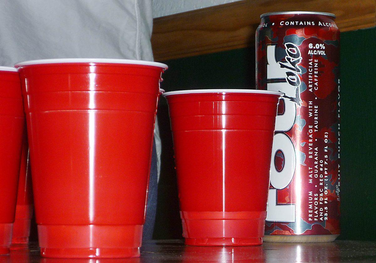 Four Loko is an alcoholic energy drink. The 23.5-ounce can has 12 percent alcohol which is equivalent to five or six beers.