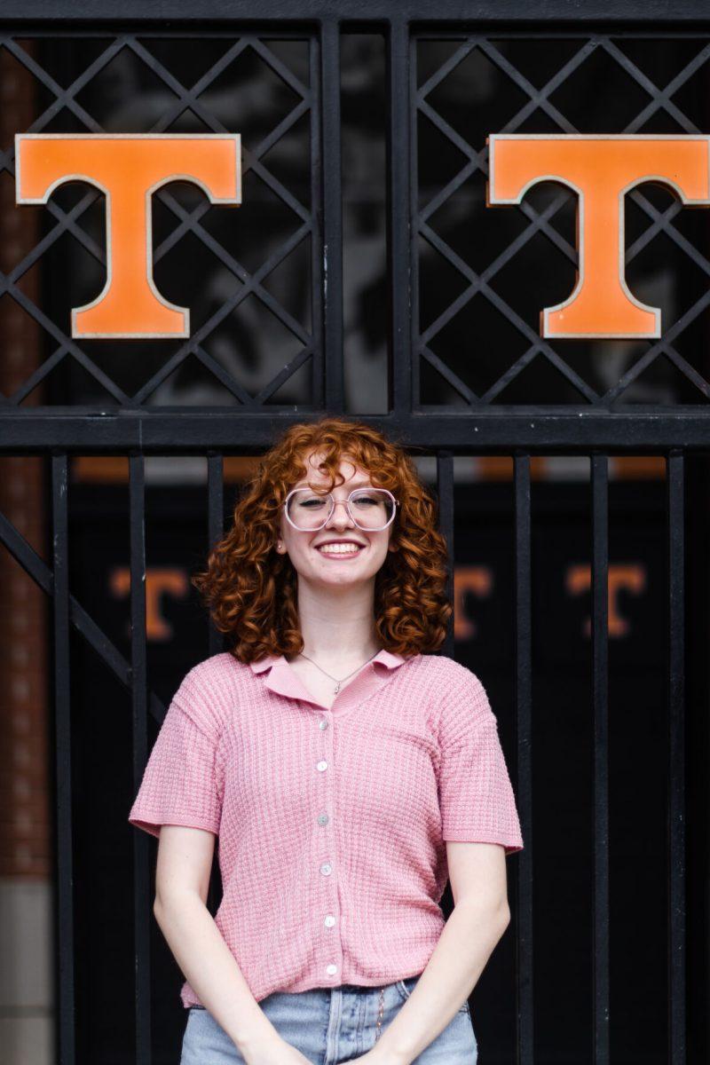 Caleigh Rozmenoski, Oct. 2021-May 2022 Managing Editor of The Daily Beacon on May 1, 2022.