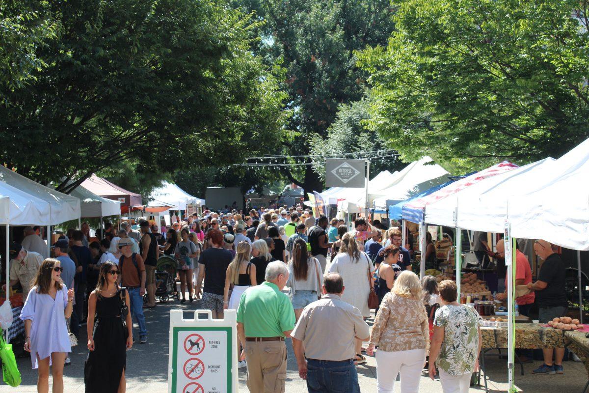 The weekly farmers' market, held in Knoxville’s Market Square, will begin on Saturday, May 3, and will occur every following Wednesday and Saturday until late November.