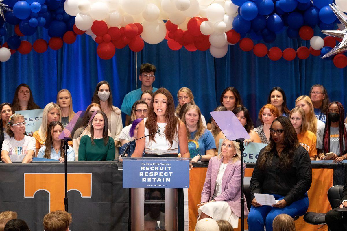 Jill Biden visits UT on Road to Success tour