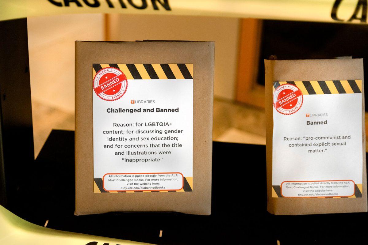 Hodges Library annually celebrates Banned Books week in September, drawing attention to banned or challenged books across the nation in celebration of readers' freedom to read. Thursday Sept. 15, 2022.