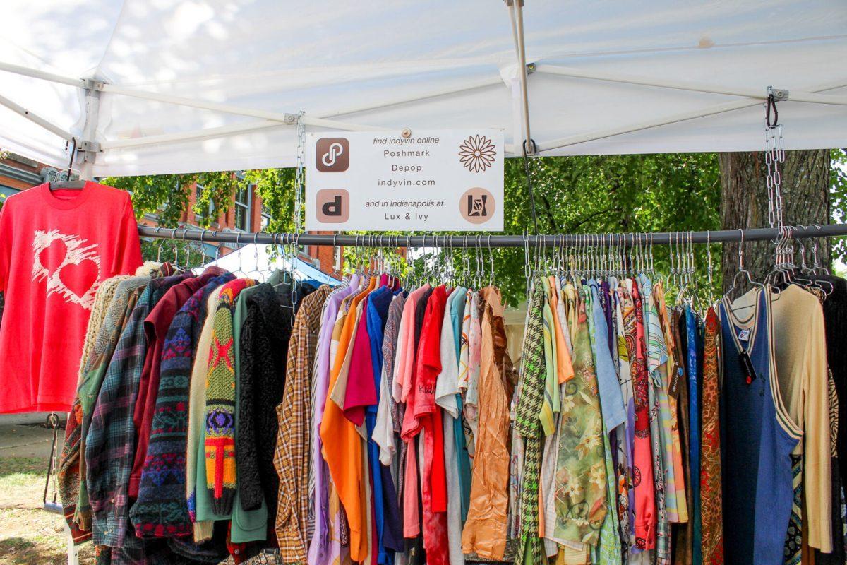 KNOXVILLE, TN - Lux &amp; Ivy, an independently owned boutique from Indianapolis, participates in the Six Ways Market as a vendor, selling vintage clothing, accessories and local handmade goods, on Sep. 18, 2022. 