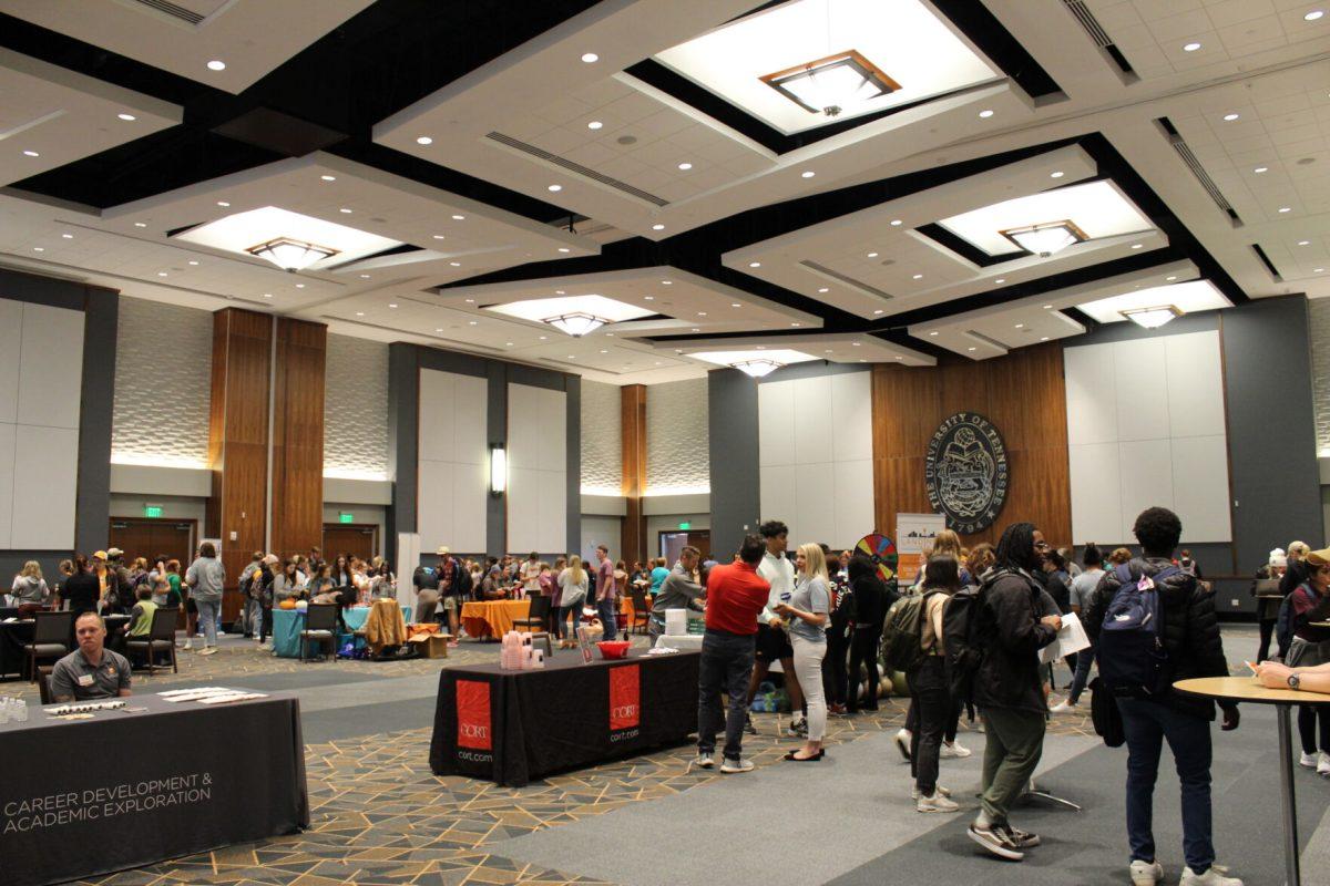 KNOXVILLE, TN - University Housing hosts a Fall Housing Fair on Thursday, Oct. 27, 2022 in the Student Union Ballroom, helping students explore off-campus housing opportunities in the Knoxville area.