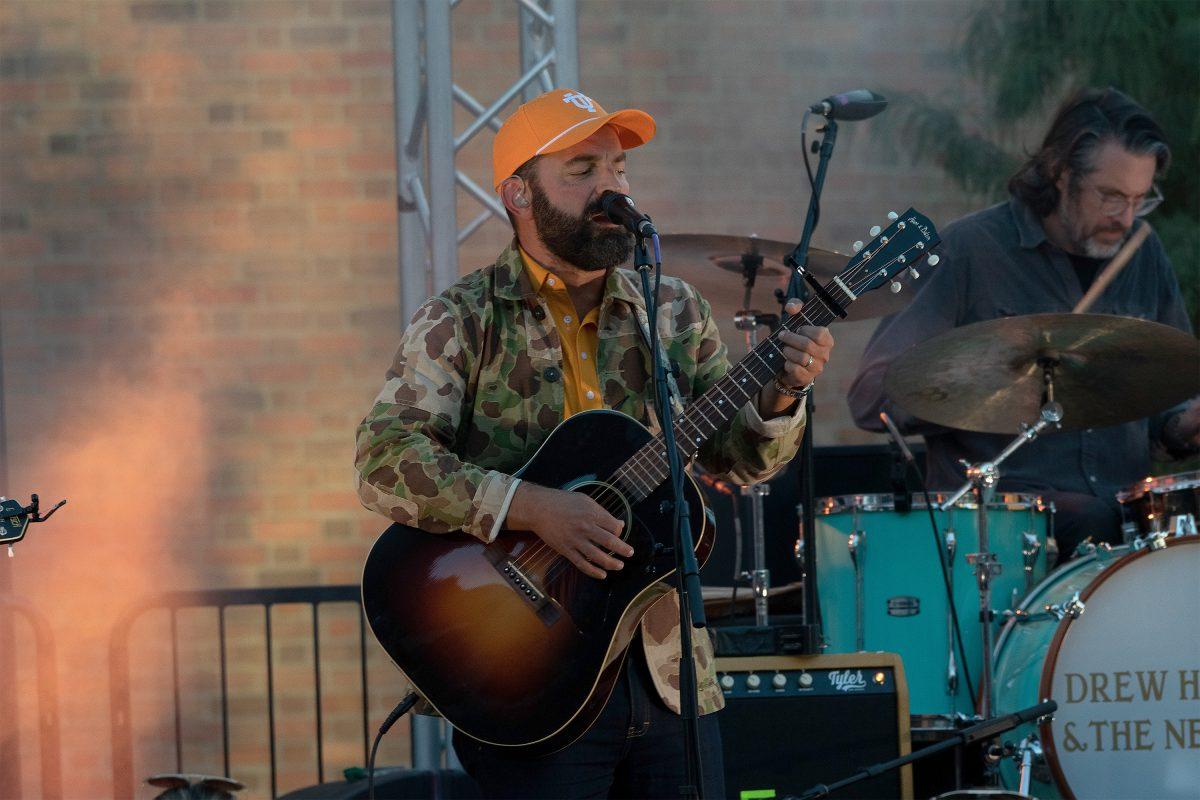 KNOXVILLE, TN - Photos from the Drew and Ellie Holcomb concert in the Student Union Plaza on Friday Oct. 21, 2022 during a week of homecoming festivities. 