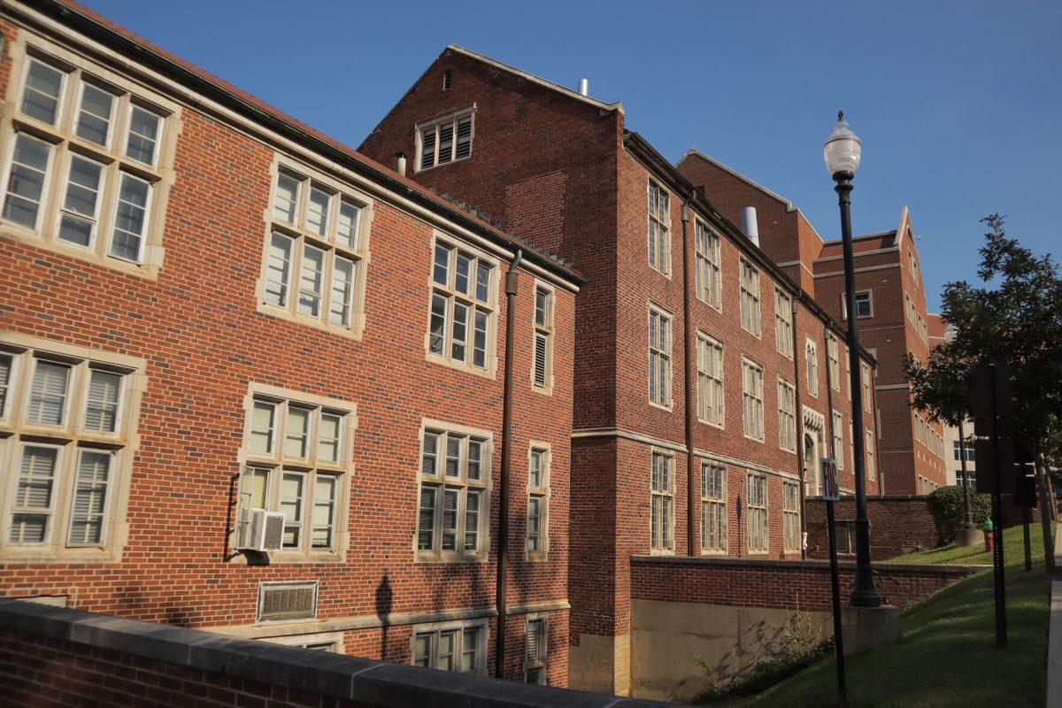 The home of the chemistry department is actually comprised of three structures.