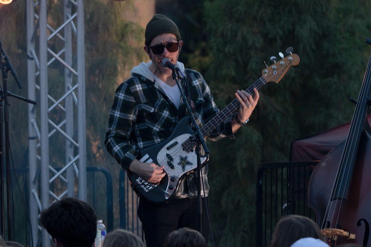 KNOXVILLE, TN - Drew Holcomb and the Neighbors perform for students after the Homecoming Parade at the Student Union Plaza. Friday, Oct. 21, 2022.