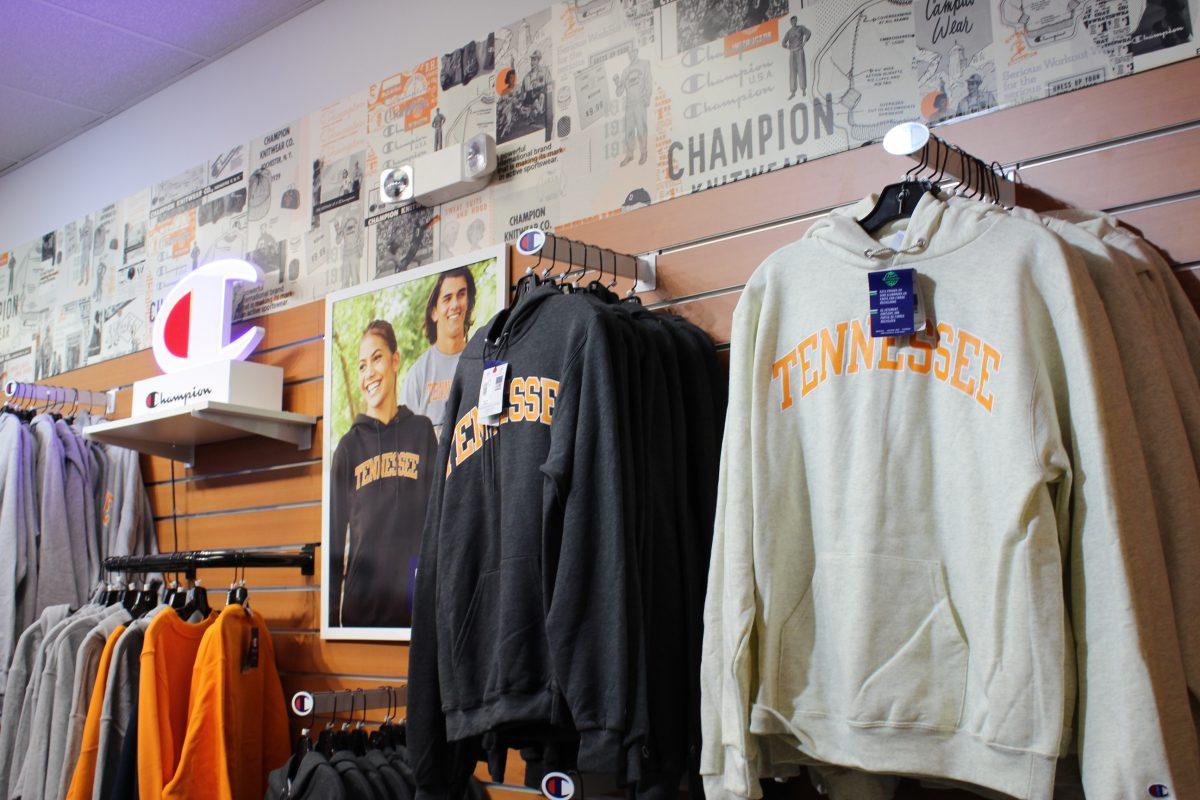KNOXVILLE, TN - The Vol Shop in University Commons offers UT merchandise year round. Wednesday Oct. 26, 2022. 