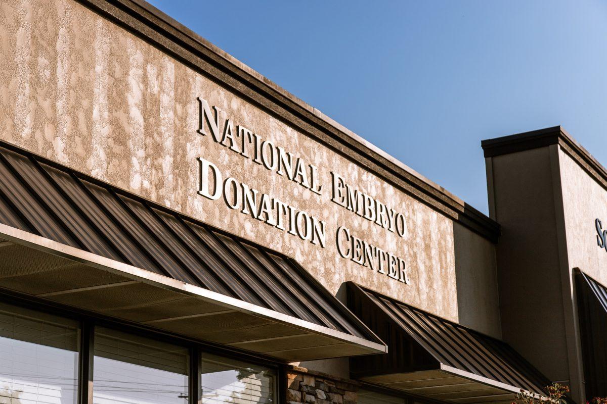 The National Embryo Donation Center, located at 11126 Kingston Pike, Knoxville, TN 37934, help couples decide what to do with remaining or unused embryos left after in vitro fertilization (IVF). Options include donating embryos to research, letting them thaw, keeping them frozen, or donating to another couple. 