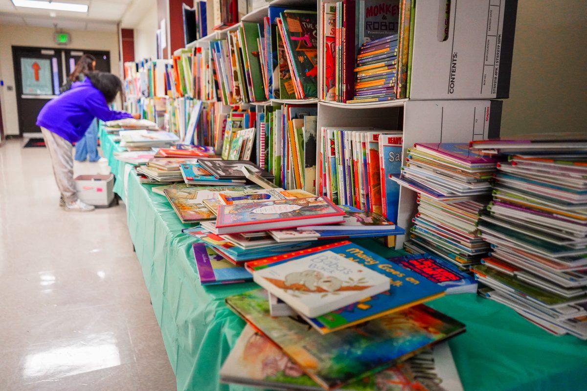 The UT Center for Children’s and Young Adult Literature hold a Fall Book Sale in the Claxton Education Building. Wednesday, Nov. 2, 2022.