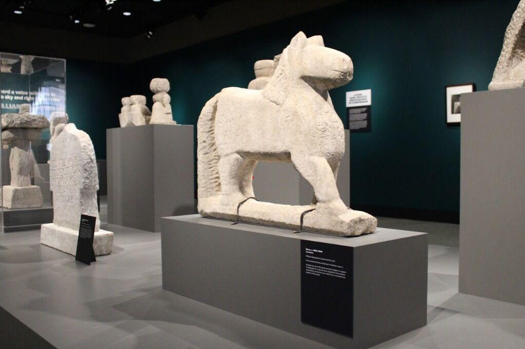 The Sculpture of William Edmondson exhibit in McClung Museum, Feb. 21, 2023.