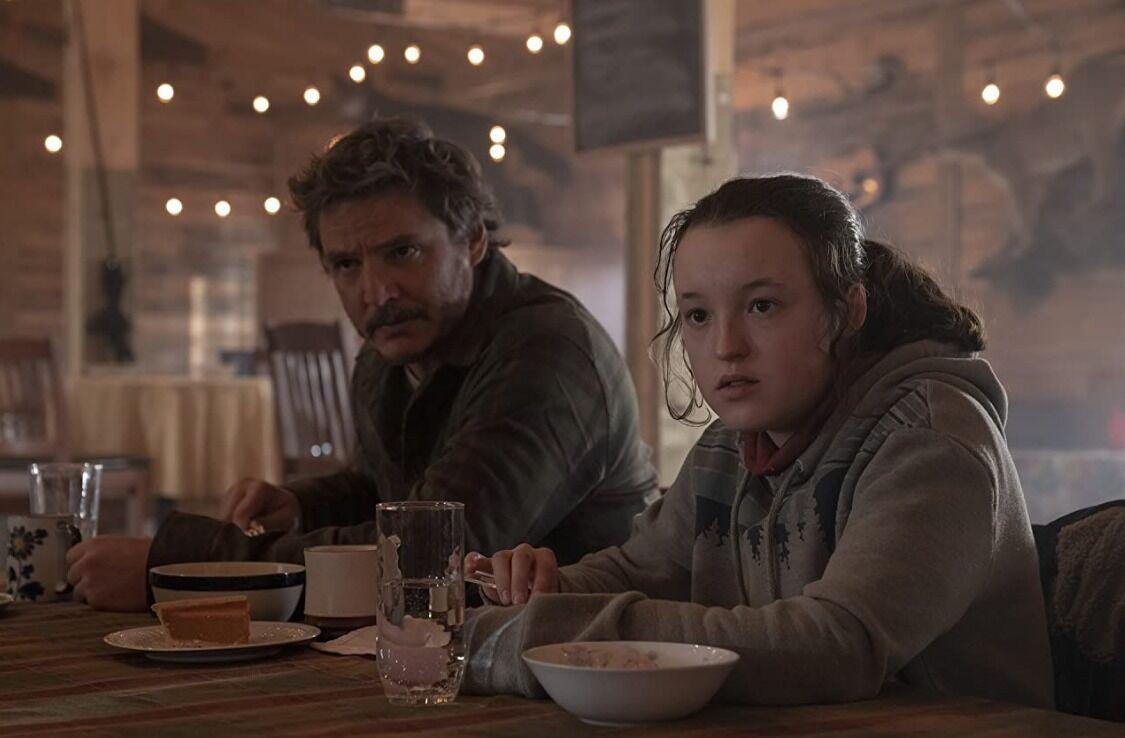 Pedro Pascal and Bella Ramsey in episode six of "The Last of Us."