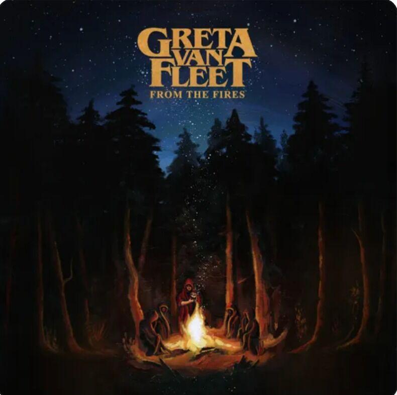 Greta Van Fleet's "From the Fires" 2017 album cover. 